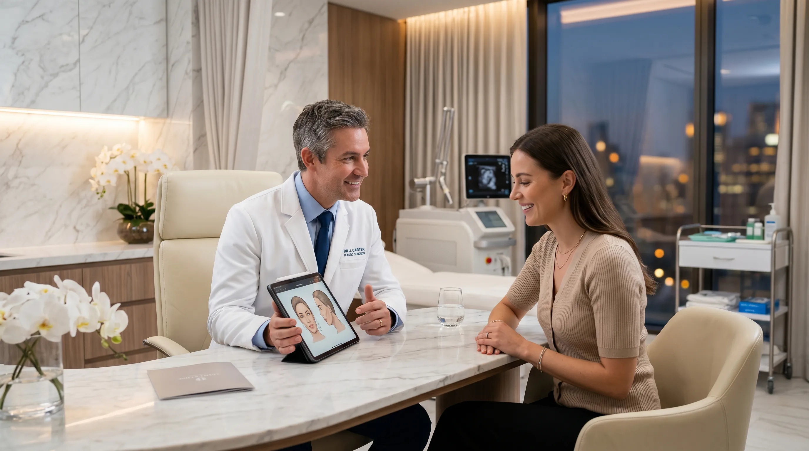 Dr. Marco Cusano, D.C. conducting examination